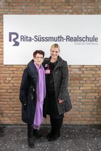 Frau Prof. Dr. S&uuml;ssmuth und Frau Kl&uuml;ser-Hann&eacute; (Foto: Adrian Janus)